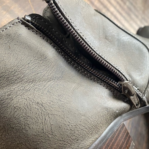 Rustic Grey Ankle Boots - Picture 10 of 15